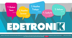 Desktop Screenshot of edetronik.es