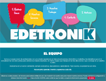 Tablet Screenshot of edetronik.es